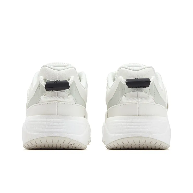 361° Anti Slip Wear Resistant Low Top Skateboard Shoes Men's White Green-3