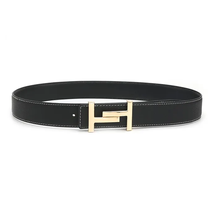 YUZHAOLIN Cow Leather Belts Men's Width 3.8CM-4