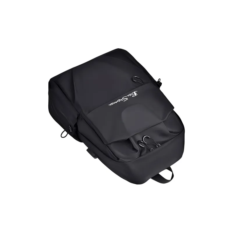 BEN SHERMAN Oxford Backpack Men's Black/Gray/Blue-5