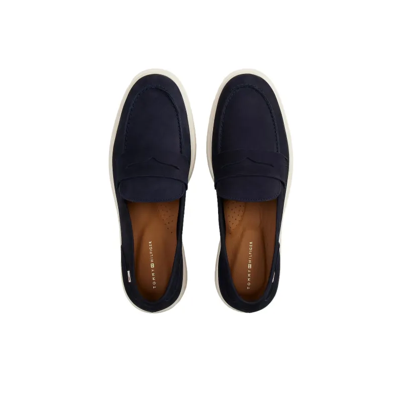 Tommy Hilfiger Enamel Flag Loafers Women's Blue-3