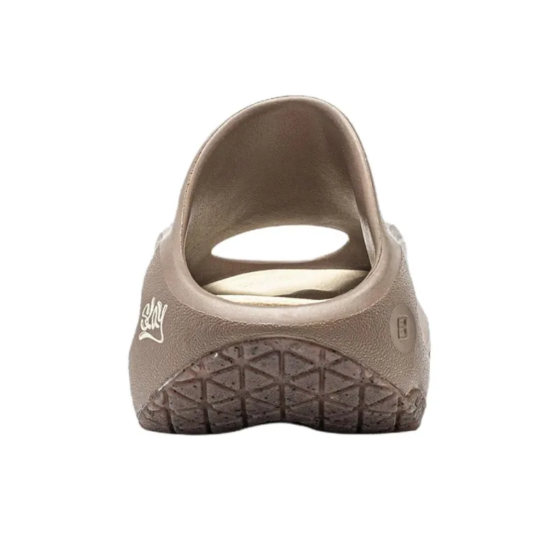 LiNing Yun You Slay Slip Resistant Abrasion Resistant Slide Slippers Unisex Brown-5