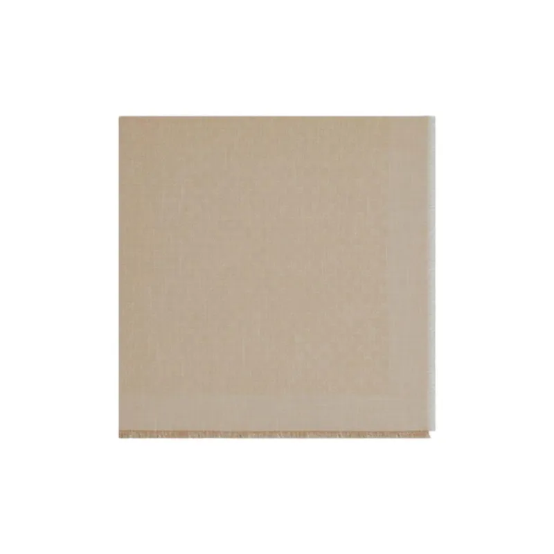 GUCCI Wool, Silk, Cotton Shawls Women's Beige-0