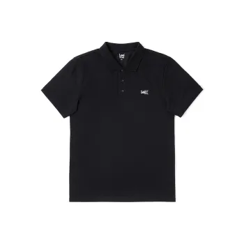 Lee SS25 Polo Shirt Unisex Black
