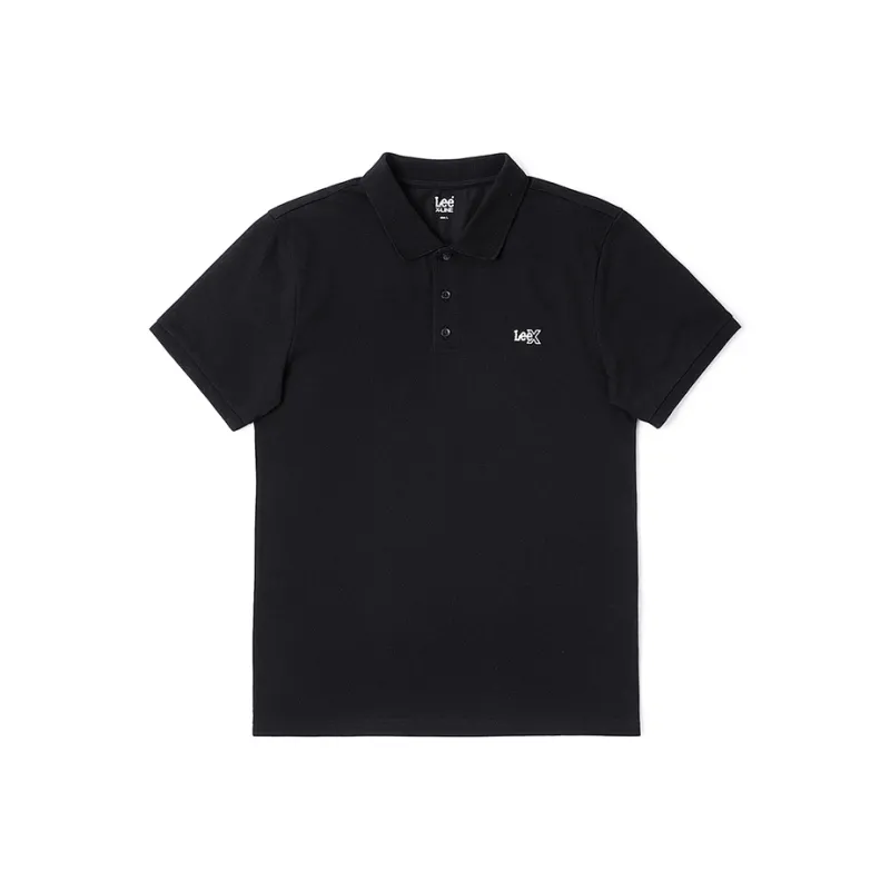 Lee SS25 Polo Shirt Unisex Black-0