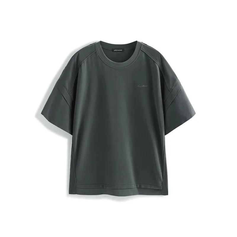 PEACEBIRD MEN T Shirts Men Castle Rock Gray 1-0
