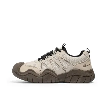 Warrior Slip Resistant, Abrasion Resistant, Lightweight Low Top Hiking Shoes Men's Khaki