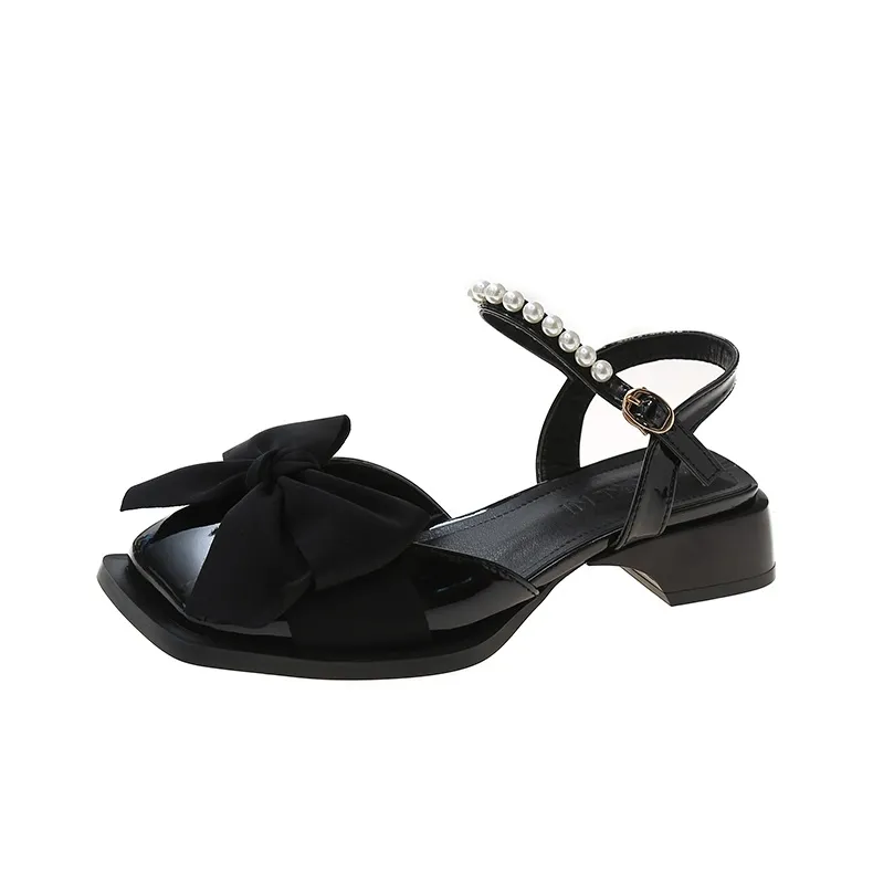 Puppytown Block Heel High Heels 4CM Women's-4