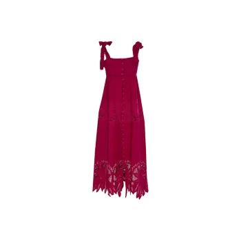 Farm Rio Lace detailing Midi Dress