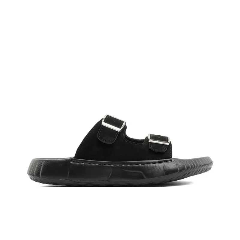 SHUPATE Odor Resistant, Abrasion Resistant, Quick Dry Slide Slippers Men's Black-2