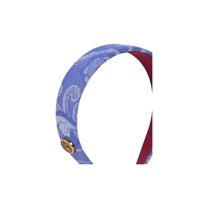 ETRO Jacquard Denim Headband-2