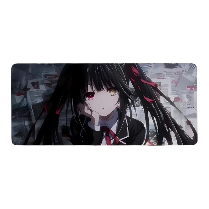 DANYIN Kurumi Tokisaki Extra Large Esports Computer Table Mats Anime Keyboard Pad Mouse Pads-3