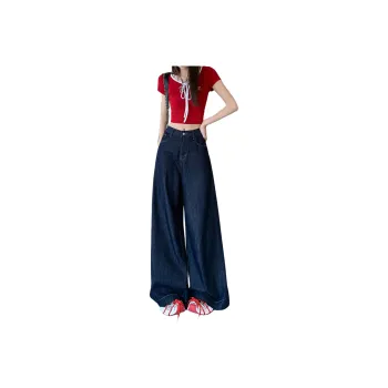 Wen Shan Jeans Women's Denim Blue