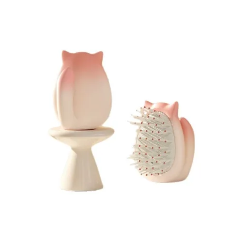 MITIANTU Kitten Peach Pink Air Cushion Comb Fluffy, Anti Static
