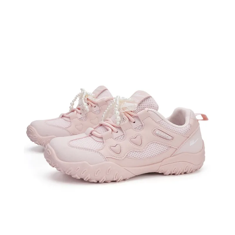 Warrior Abrasion Resistant Low Top Casual Shoes Women's Pink-1