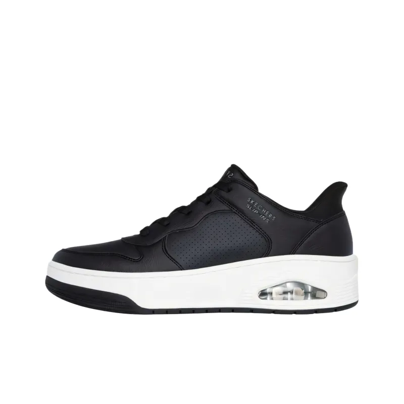 Skechers Uno Low Top Training Shoes Men's Black-0