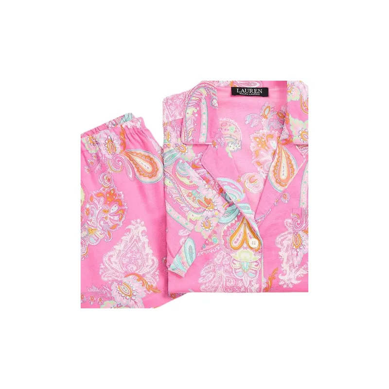 LAUREN RALPH LAUREN Pajama Set Women's Pink-4