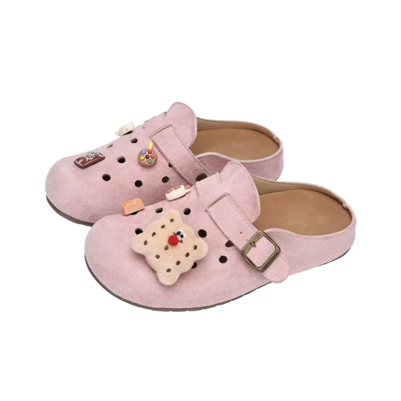 XMISTUO Rubber Sole Quiet Abrasion Resistant Slip Resistant Closed Toe Slippers Women's-9
