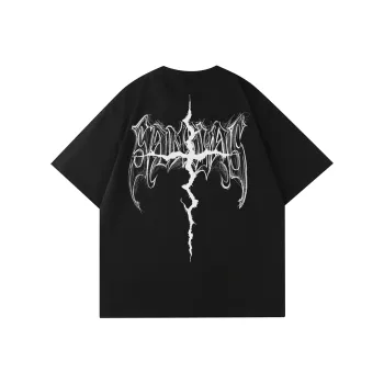SANSYAS T Shirts Unisex Black