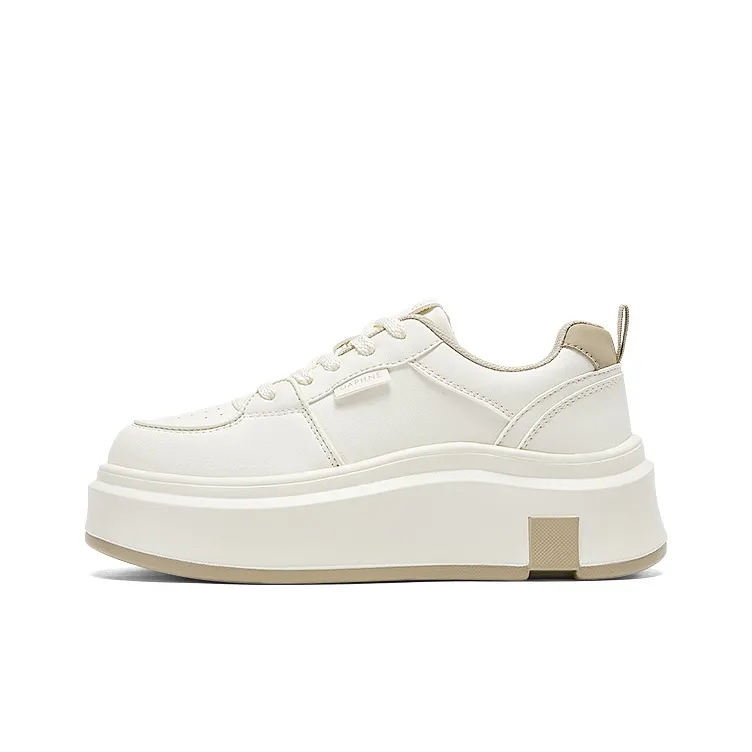 DAPHNE Low Top Skateboard Shoes Women's Apricot-0