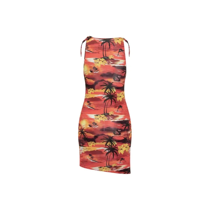 Disney Sleeveless Dress Women's Red-1