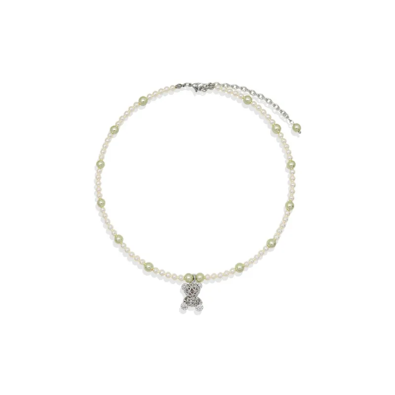 AWE Shell Pearl Necklace Premium Luxury Niche Accessories Collarbone Chain Women's-0
