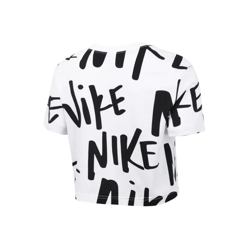 Nike Sportswear Regular T Shirt Women's White/Black-1