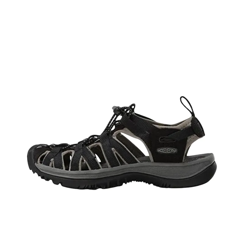 Keen Whisper Sport Sandals Black Gargoyle Women's-0