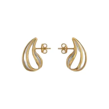 Bottega Veneta 18K Gold Earrings Women's Gold