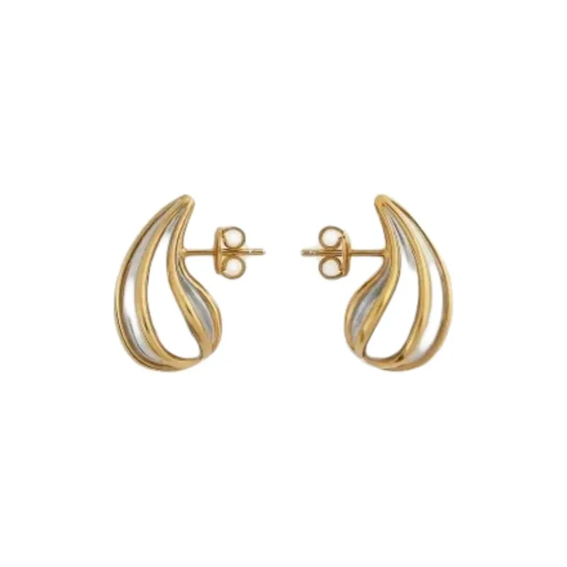 Bottega Veneta 18K Gold Earrings Women's Gold-0
