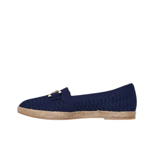 Skechers Cleo Jute Fashion Luncheon Low Top Casual Shoes Women's Blue