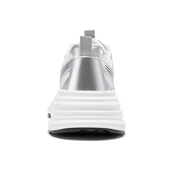 DAPHNE Low Top Chunky Sneakers Women's Silver-3