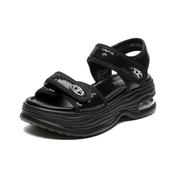 HUANAI Beach Sandals Women's Silver