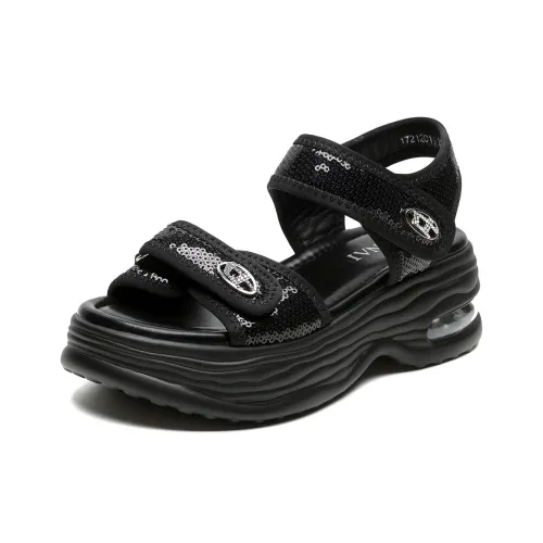 HUANAI Beach Sandals Women's Silver