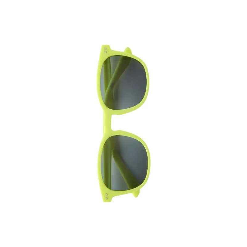 ZARA Plastic Rubber Acrylic Irregular Shape Sunglasses Unisex Green-2
