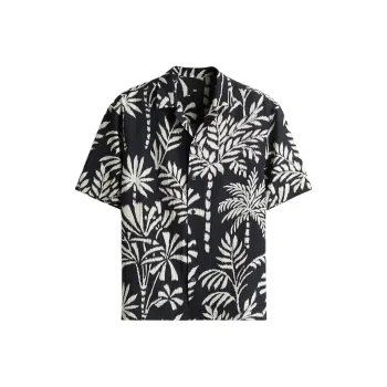 H&M Shirts Men Black/White