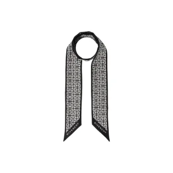 Givenchy Silk Scarves Women's Black