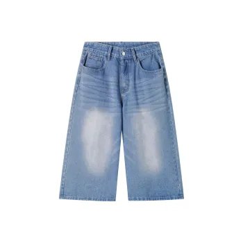 SAME FLOW Denim Shorts Unisex