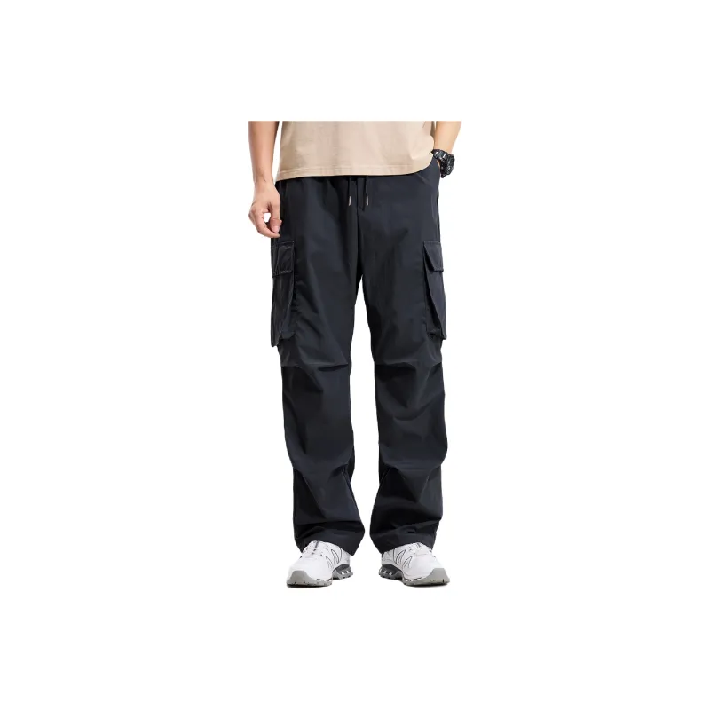 Red bean Cargo Pants Men-7