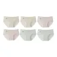 6 Pack (2 Light Green+2 Apricot Gray+2 Multicolor Green)