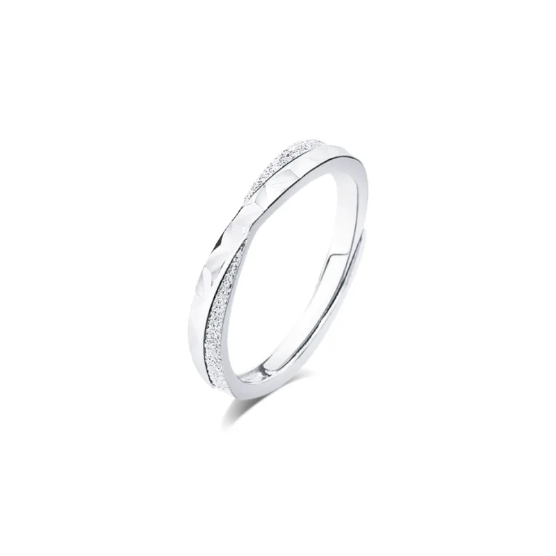 KUMET Sterling Silver Rings Unisex-5