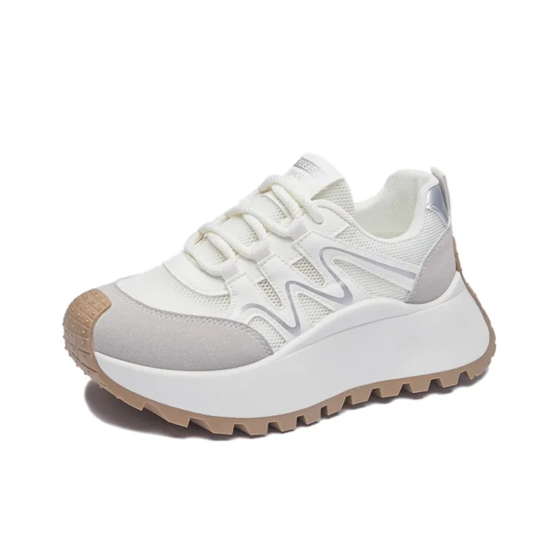 Daying Slip Resistant, Breathable, Height Increasing Low Top Casual Shoes Women's-0