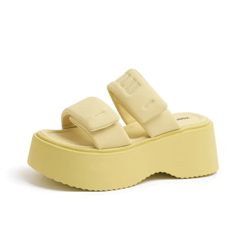 Be Good Rubber Sole Stitching Slip Resistant Abrasion Resistant Cushioning Slide Slippers Women's-20