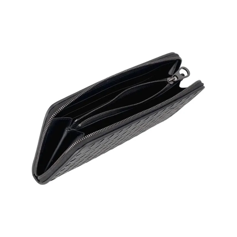 Bottega Veneta Leather Wallet Women's Black-3