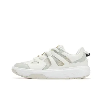 361° Anti Slip Wear Resistant Low Top Skateboard Shoes Men's White Green