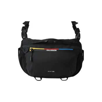 SALOMON Nylon Shoulder Bag, Crossbody Bag Unisex Black