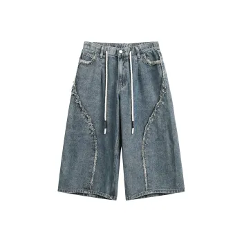Jeep Fashion Sports Collection Outdoor Luxury Collection Denim Shorts Men's