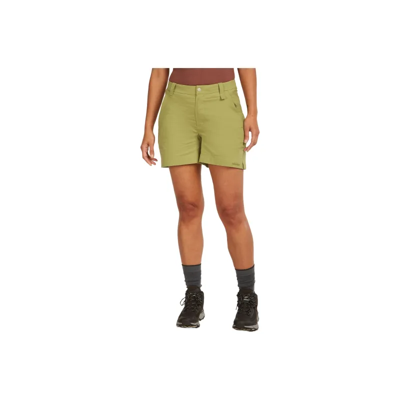 Icebreaker Merino Blend Elevation Stretch Denim Shorts Women's Olive-0