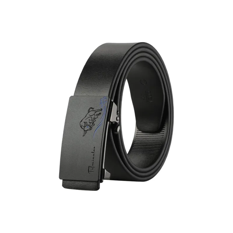 15 MINS Cow Split Leather Belts Men's Width 3.3cm-27