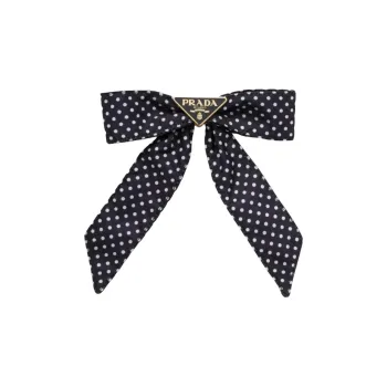 PRADA Polka Dot Hair Bow