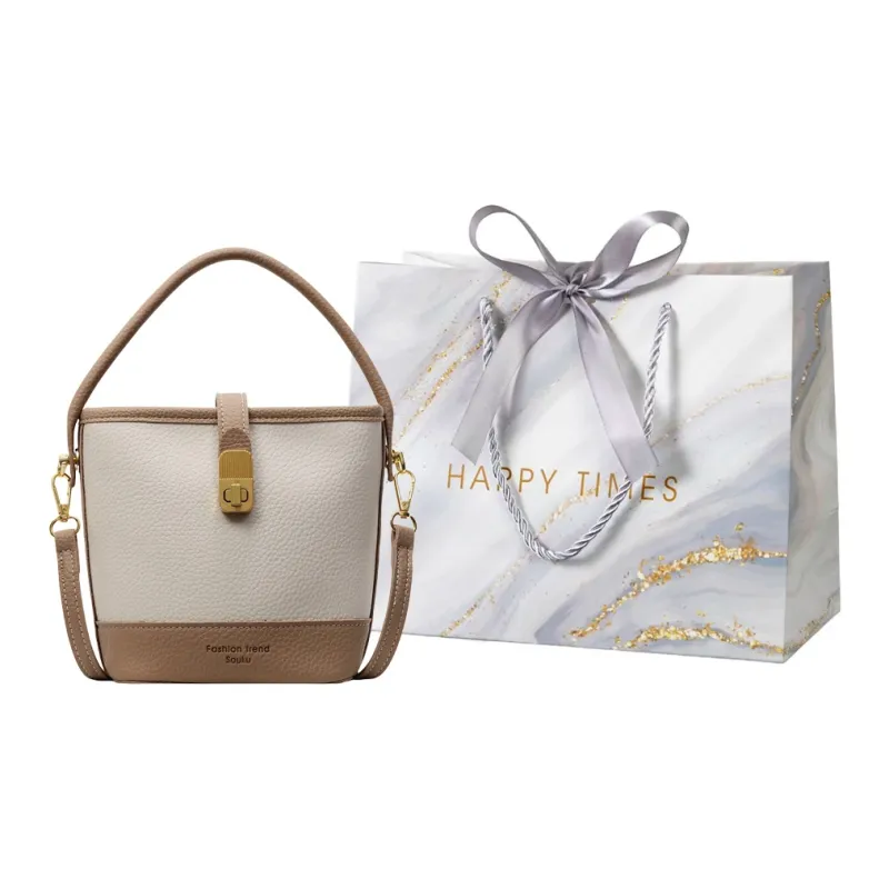 Miss Angel PU Shoulder Bag, Crossbody Bag, Handbag Women's Black/Yellow/Khaki/Pink-12
